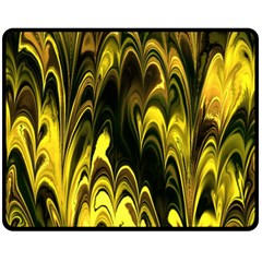 Fractal Marbled 15 Fleece Blanket (medium)  by ImpressiveMoments