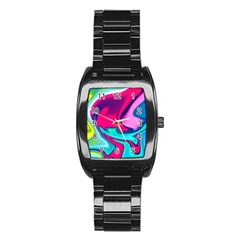 Fluid Art 22 Stainless Steel Barrel Watch by ImpressiveMoments