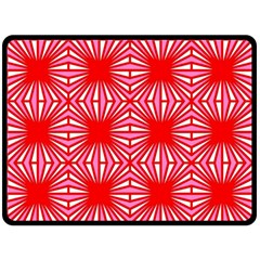 Retro Red Pattern Fleece Blanket (large)  by ImpressiveMoments