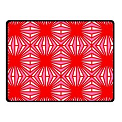 Retro Red Pattern Fleece Blanket (small) by ImpressiveMoments