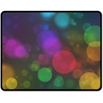 Modern Bokeh 15 Fleece Blanket (Medium)  60 x50  Blanket Front