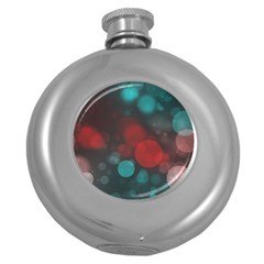 Modern Bokeh 15b Round Hip Flask (5 Oz) by ImpressiveMoments