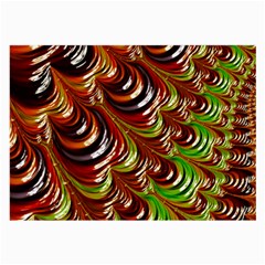 Special Fractal 31 Green,brown Large Glasses Cloth (2-side) by ImpressiveMoments