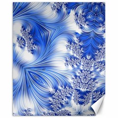 Special Fractal 17 Blue Canvas 11  X 14   by ImpressiveMoments