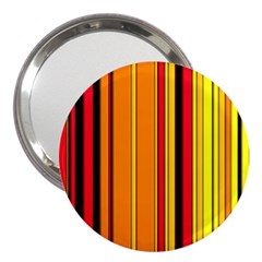 Hot Stripes Fire 3  Handbag Mirrors by ImpressiveMoments