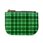 Plaid Forest Mini Coin Purses Front