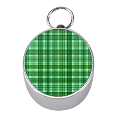 Plaid Forest Mini Silver Compasses by ImpressiveMoments