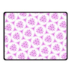 Sweet Doodle Pattern Pink Fleece Blanket (small) by ImpressiveMoments