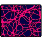 Hot Web Pink Fleece Blanket (Medium)  60 x50  Blanket Front