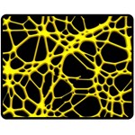 Hot Web Yellow Fleece Blanket (Medium)  60 x50  Blanket Front