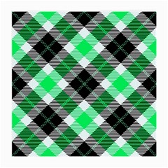 Smart Plaid Green Medium Glasses Cloth (2-side) by ImpressiveMoments