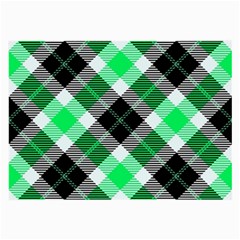 Smart Plaid Green Large Glasses Cloth by ImpressiveMoments