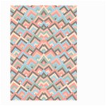 Trendy Chic Modern Chevron Pattern Large Garden Flag (Two Sides) Back