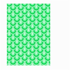 Awesome Retro Pattern Green Large Garden Flag (two Sides) by ImpressiveMoments