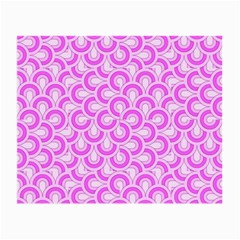 Retro Mirror Pattern Pink Small Glasses Cloth by ImpressiveMoments