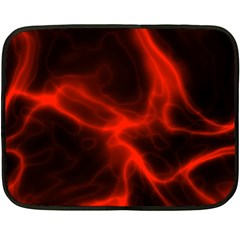 Cosmic Energy Red Fleece Blanket (mini) by ImpressiveMoments