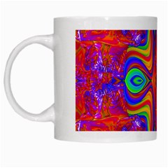 Abstract 1 White Mugs by icarusismartdesigns