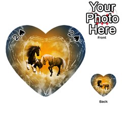 Wonderful Horses Playing Cards 54 (heart)  by FantasyWorld7