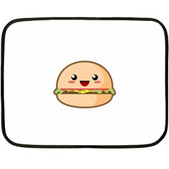 Kawaii Burger Double Sided Fleece Blanket (mini)  by KawaiiKawaii