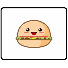 Kawaii Burger Fleece Blanket (medium)  by KawaiiKawaii