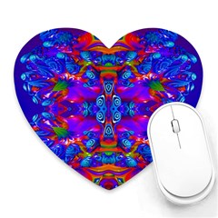 Abstract 4 Heart Mousepads by icarusismartdesigns