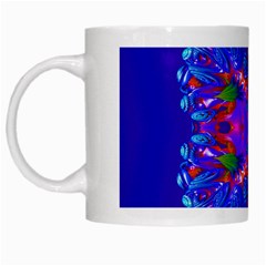 Abstract 5 White Mugs by icarusismartdesigns