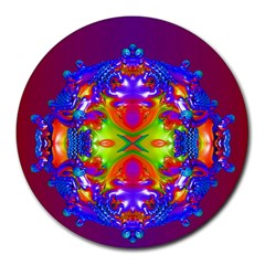 Abstract 6 Round Mousepads by icarusismartdesigns