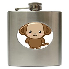 Kawaii Monkey Hip Flask (6 Oz) by KawaiiKawaii