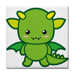 Kawaii Dragon Tile Coasters by KawaiiKawaii