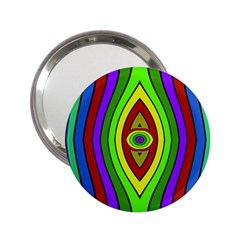 Colorful Symmetric Shapes 2 25  Handbag Mirror by LalyLauraFLM