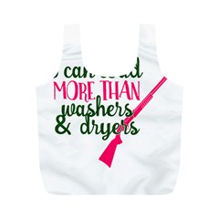 I Can Load More Than Washers And Dryers Full Print Recycle Bags (m)  by CraftyLittleNodes