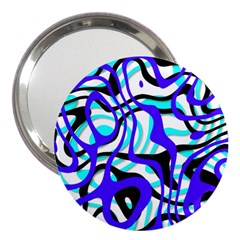 Ribbon Chaos Ocean 3  Handbag Mirrors by ImpressiveMoments