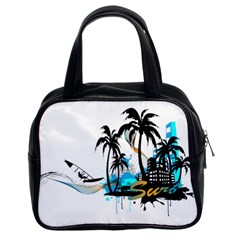 Surfing Classic Handbags (2 Sides) by EnjoymentArt