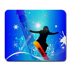 Snowboarding Large Mousepads by FantasyWorld7