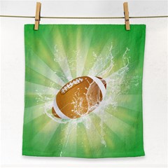 American Football  Face Towel by FantasyWorld7