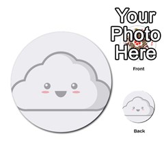 Kawaii Cloud Multi-purpose Cards (round)  by KawaiiKawaii