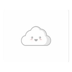 Kawaii Cloud Double Sided Flano Blanket (large)  by KawaiiKawaii