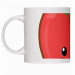 Kawaii Tomato White Mugs Left