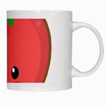 Kawaii Tomato White Mugs Right