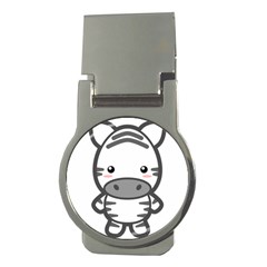 Kawaii Zebra Money Clips (round)  by KawaiiKawaii