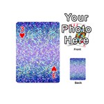 Glitter 2 Playing Cards 54 (Mini)  Front - Heart3