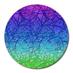 Grunge Art Abstract G57 Round Mousepad by MedusArt