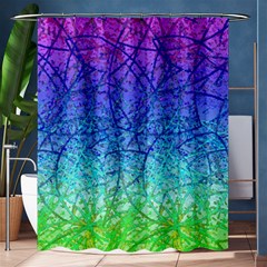 Grunge Art Abstract G57 Shower Curtain 60  X 72  (medium)  by MedusArt