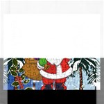 Funny Santa Claus In The Forrest Rectangular Jigsaw Puzzl Front