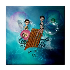 Music, Pan Flute With Fairy Face Towel by FantasyWorld7