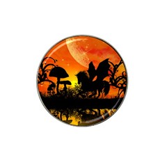 Beautiful Unicorn Silhouette In The Sunset Hat Clip Ball Marker (4 Pack) by FantasyWorld7