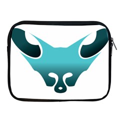 Fox Logo Blue Gradient Apple Ipad 2/3/4 Zipper Cases by carocollins