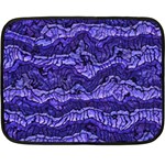 Alien Skin Blue Fleece Blanket (Mini) 35 x27  Blanket