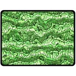 Alien Skin Green Fleece Blanket (Large)  80 x60  Blanket Front