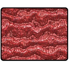 Alien Skin Red Fleece Blanket (medium)  by ImpressiveMoments